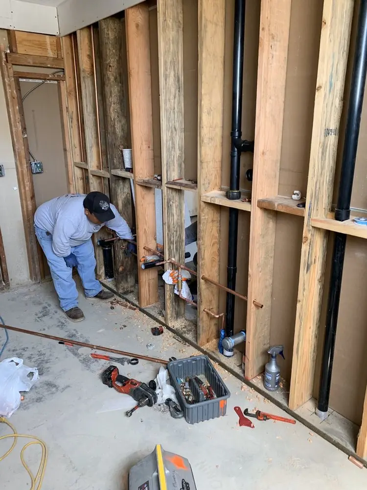 Commercial rough-in plumbing for Water Heater Replacement in Lone Mountain Vista